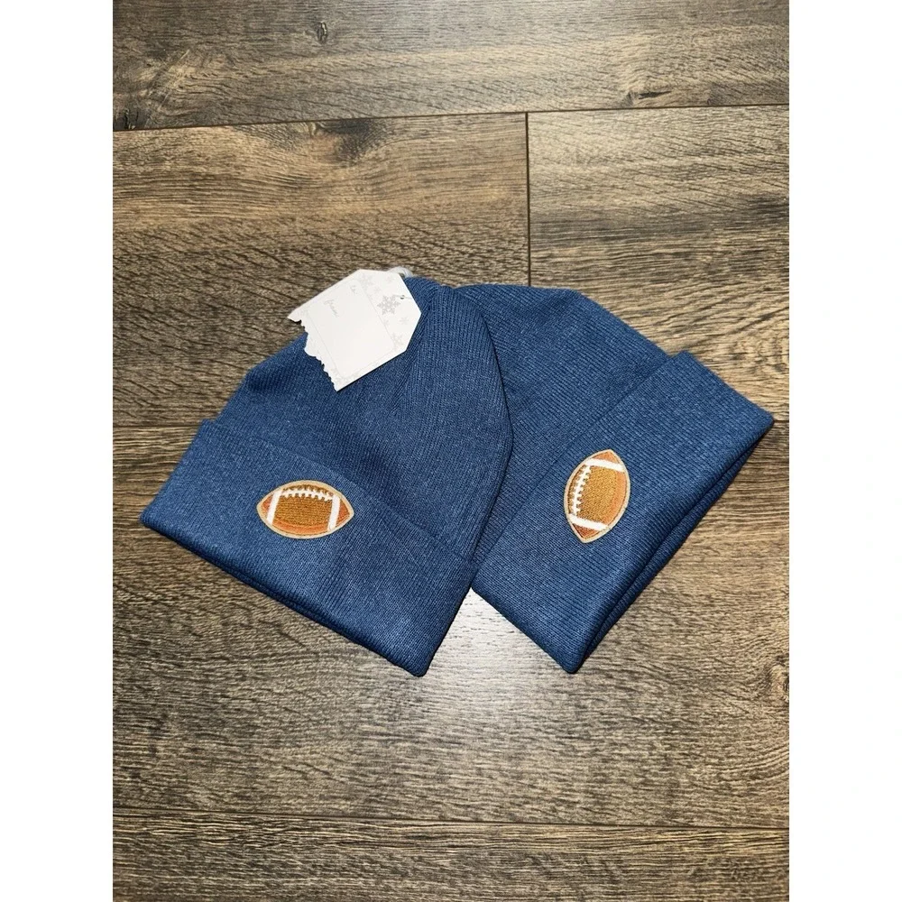 Infant Beanie Warm Knitted Infant‎ Winter Hats for Baby Boys Set Of 2 Wool Blend